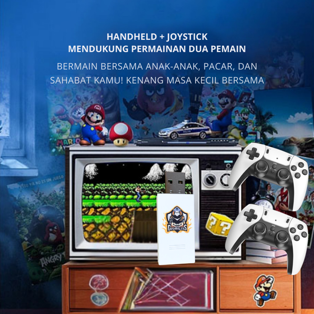 Smoon116P - Playgame - Double Stick - 20.000+ Games - For Stb + Proyektor + Other Android Devices -