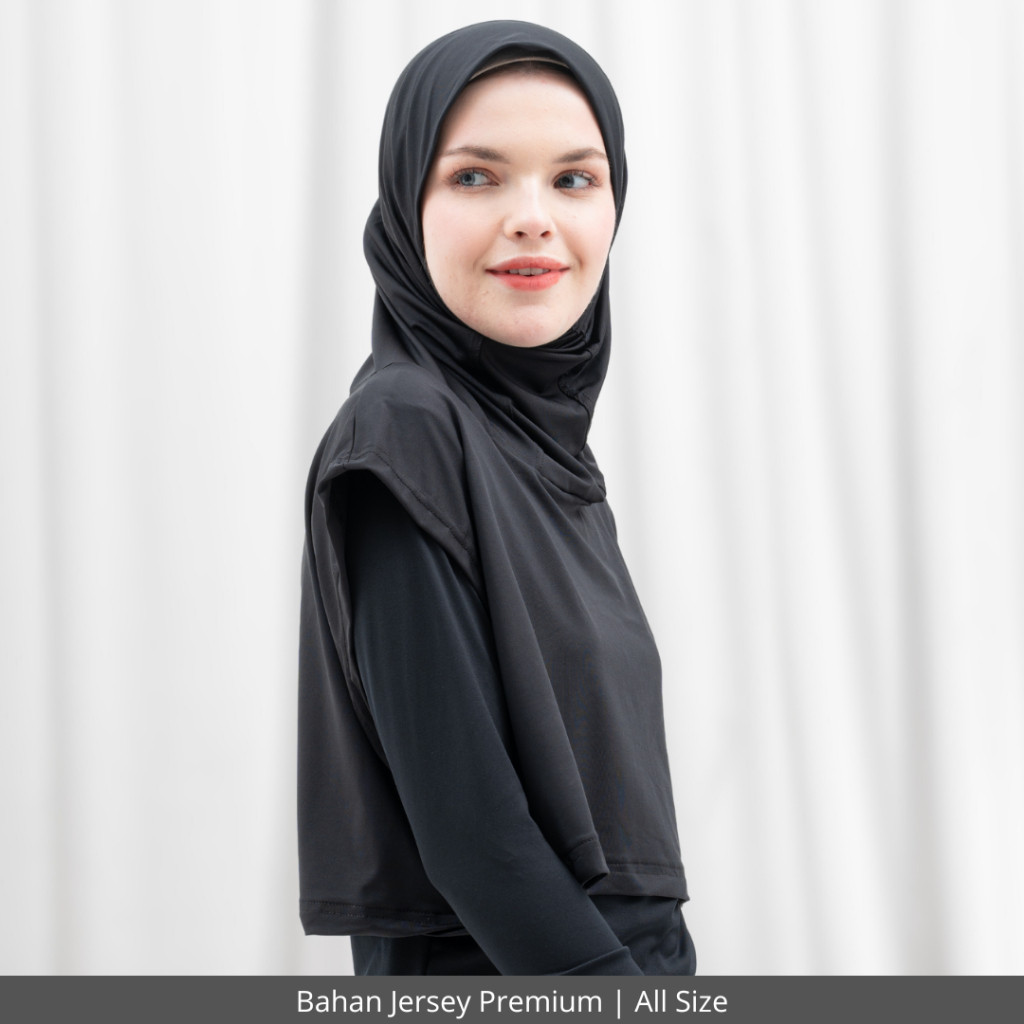 YRICH - HIJAB ROMPI SPORT KEKINIAN INSTAN OLAHRAGA WANITA ROMPI HIJAB OLAHRAGA/BAJU OLAHRAGA