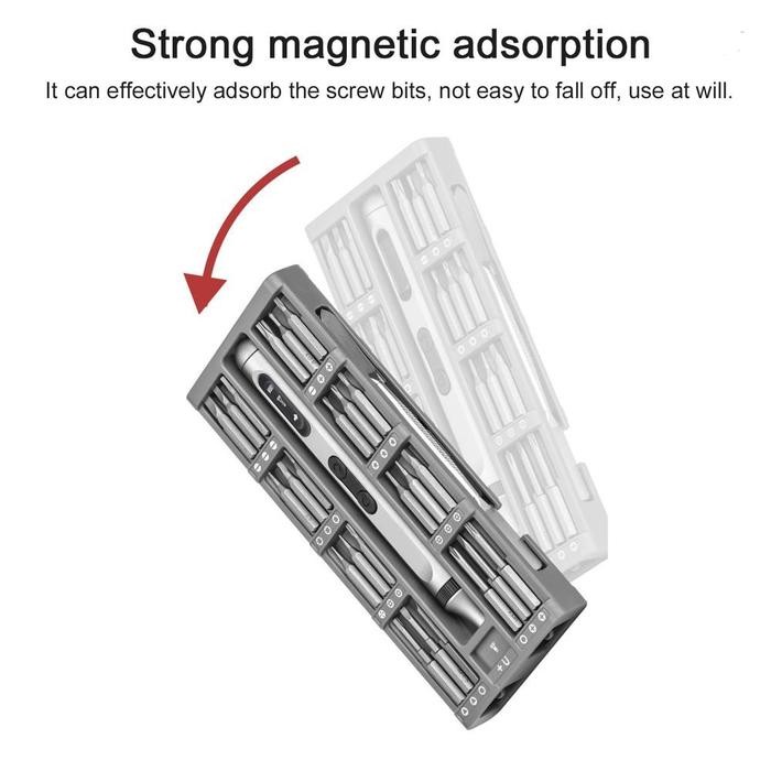 SALE OBENG SET 44 IN 1 MAGNET LENGKAP PINSET REPAIR HP LAPTOP KACAMATA