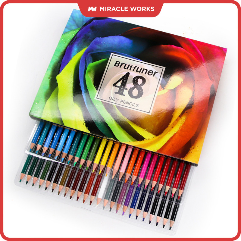 

Meriyah Storee - MW Brutfuner Pensil Warna Oil Pastel Original Pensil Warna Water and Oily