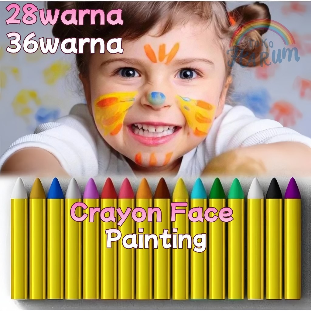 

Meriyah Storee - COD28/36Warna Crayon Wajah Dan Badan Face Painting Anak Make Up Kid Crayon Kid Kids