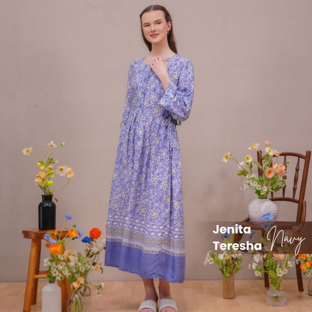 ORIANA DAILYWEAR DASTER BUSUI JENITA COLLECTION DASTER LENGAN PANJANG