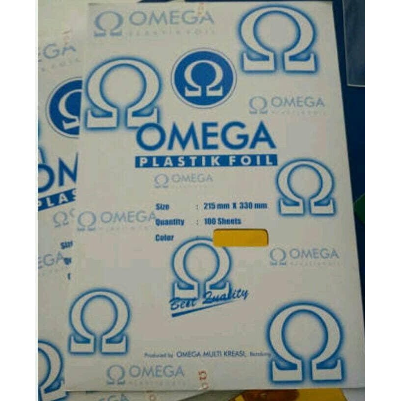 

Terlaris- Plastik Foil Emas Omega