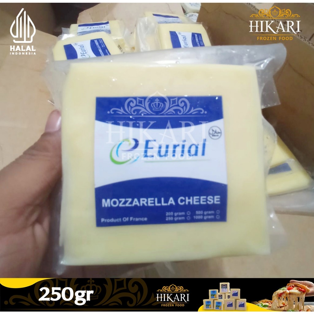 

Keju Mozzarella Eurial - Mozzarella Chesse Eurial 250gr