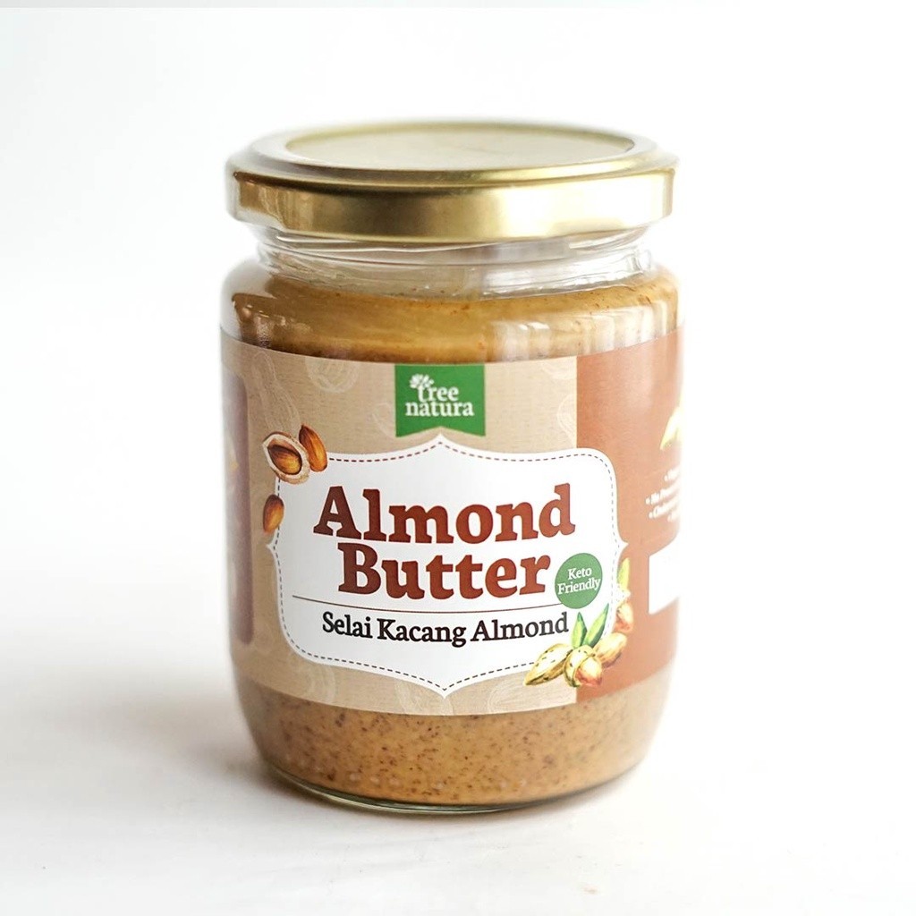

Tree Natura Almond Butter Original 225 gr (Selai Kacang Almond)