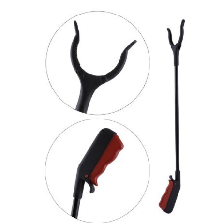 Grab Stick Silver Stainless & grab stick plastik / Alat Penjepit Sampah & Penangkap Ular