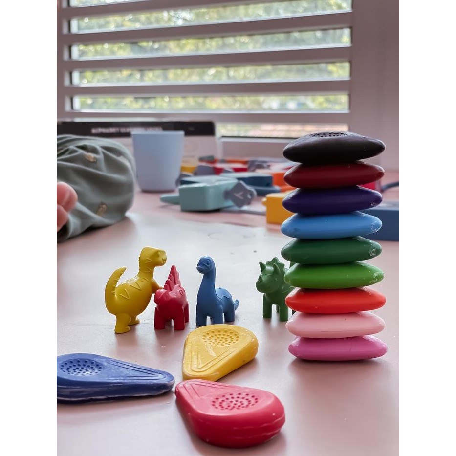 

Art - Moyoo Triangle Crayons / Gampang Grip / Clean / Washable / Crayon