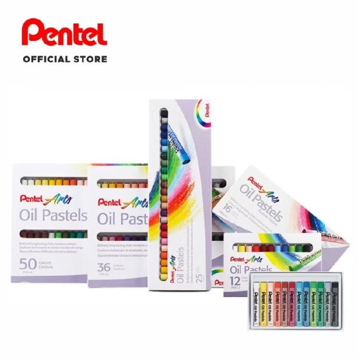 

Art - Crayon Pentel Art Oil Pastel 50 Stick 49 Warna