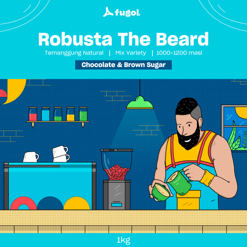 

Kopi Espresso Robusta Temanggung (1 KG) THE BEARD