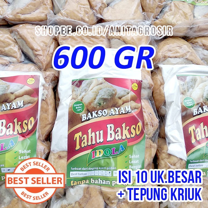 

Tahu Bakso IDOLA Isi 10 Ukuran Besar BAHAN CATERING Baso Daging Ayam