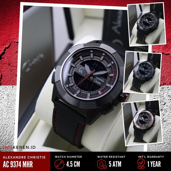Jam Tangan Pria Alexandre Christie 9374 Ac 9374 Ac9374 Mh Original