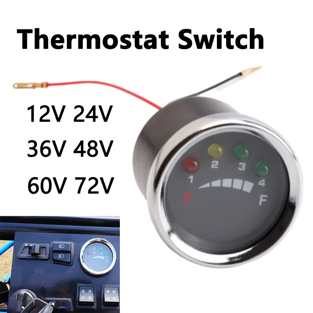Mini Motorcycle Accessories Small Atv Electric Scooter Electricity Display Meter Instrument 12V 24V