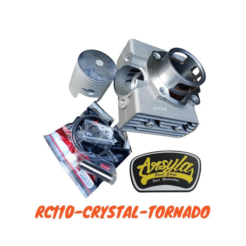Mantab Block Blok Cylinder Piston Seher Suzuki Rc110 Crystal Tornado Tornado Gs Good Quality Import