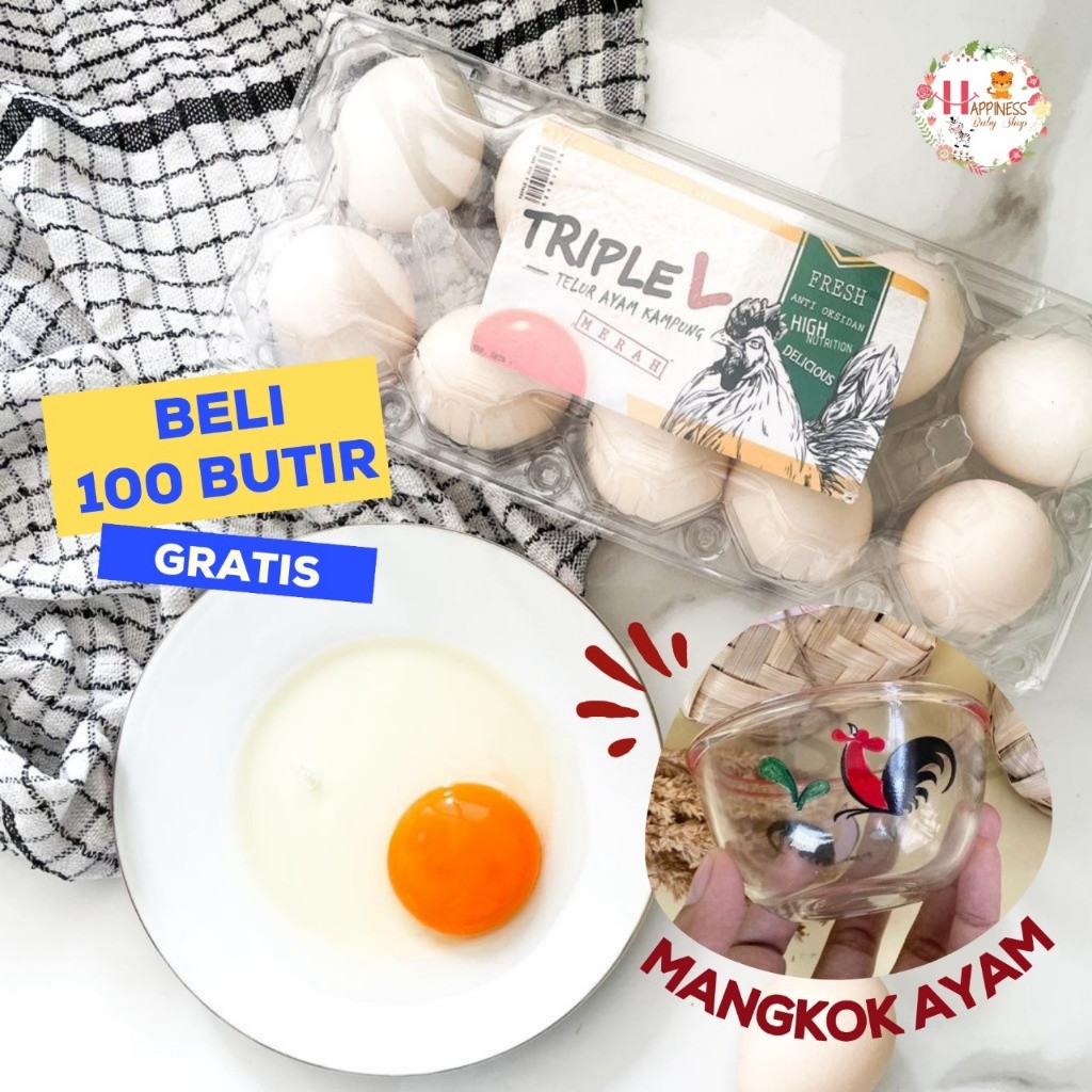 

(BANDUNG) TELUR AYAM KAMPUNG ARAB FRESH