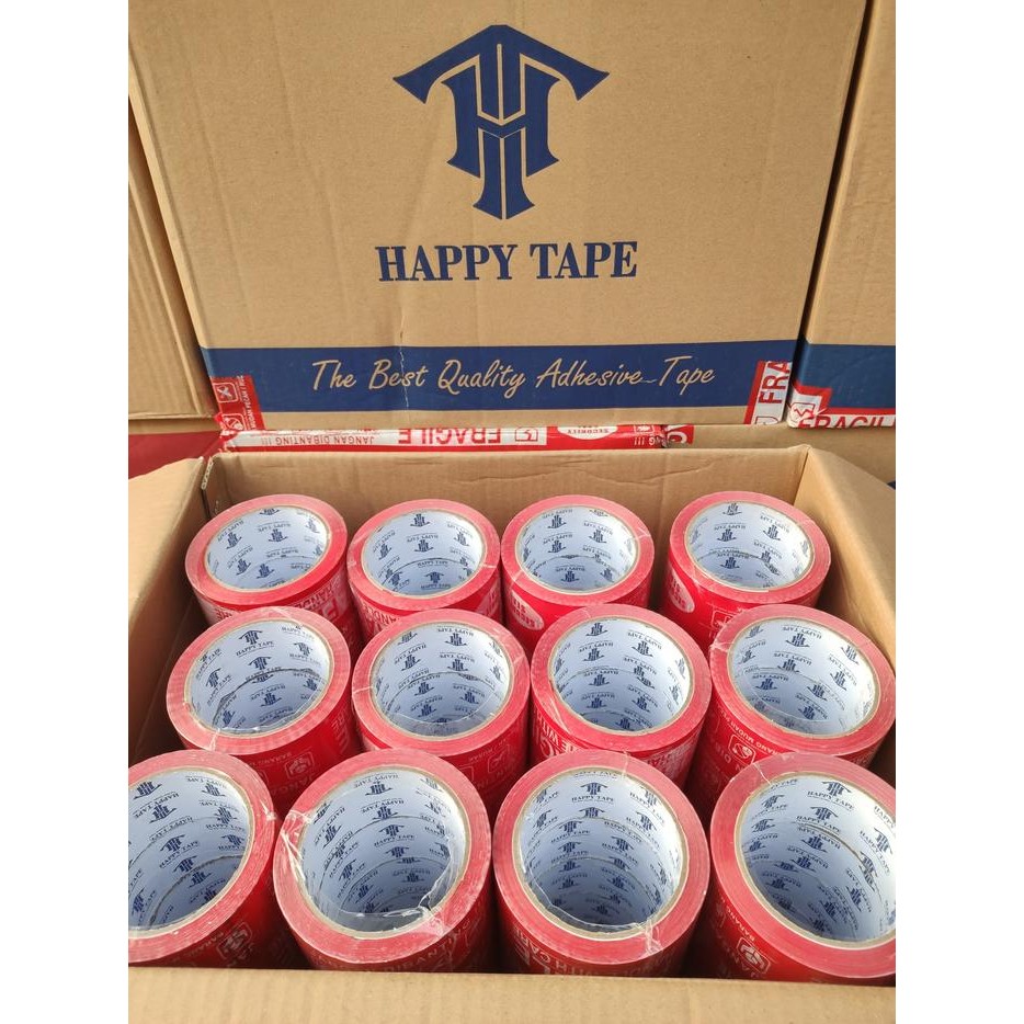 

Neosign - Lakban Fragile Merah Putih 48Mm 72 Yard Setara Daimaru