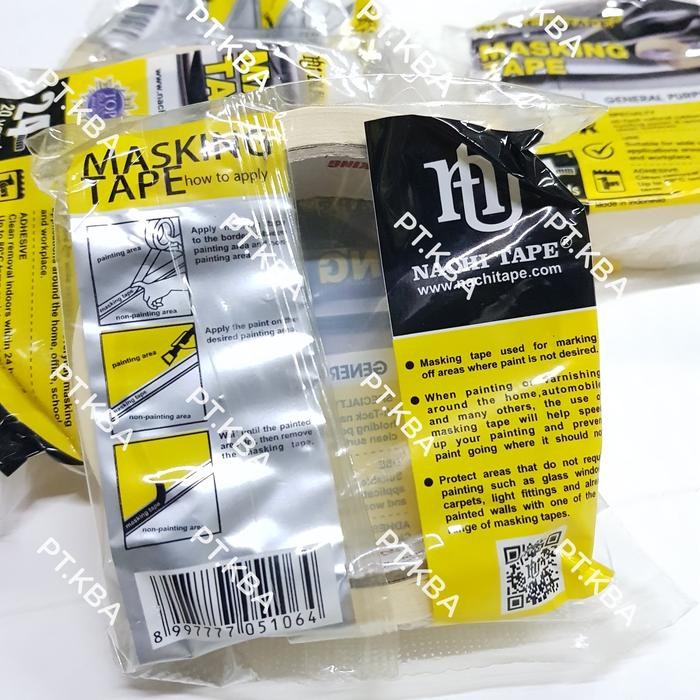 

Terbatas..! Isolasi Kertas Masking Tape Nachi Lem Kertas