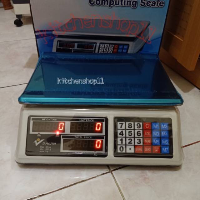 Timbangan meja digital DAIJIN 30kg / timbangan buah digital 40KG / timbangan laundry digital 30kg /
