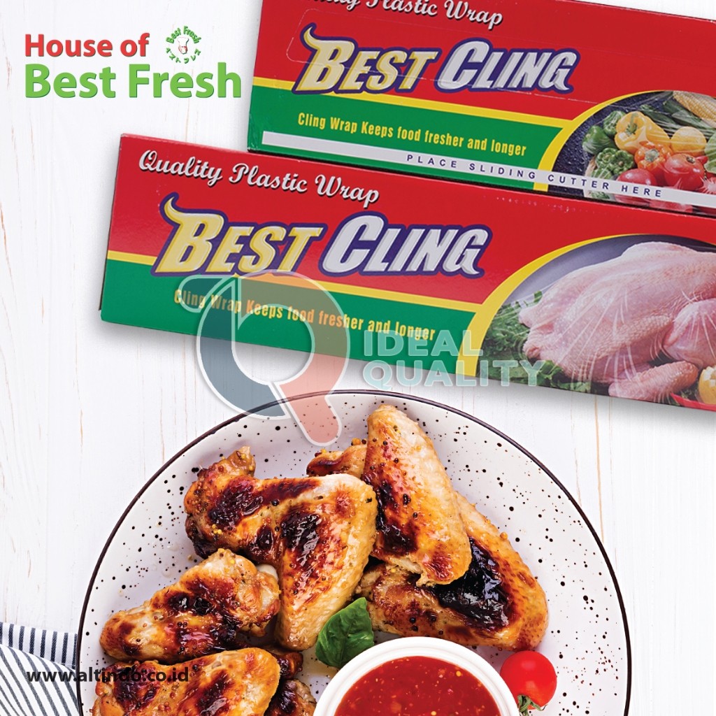 Wrapping Plastik Makanan 45 cm x 500 m BC 45 Best Cling Wrapping Cling Wrap Plastik Buah