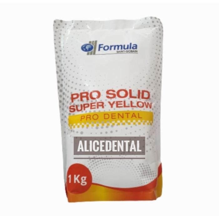 Dental Gips Kuning Stone Moldano Pro Solid Super Yellow Gipsum Gigi