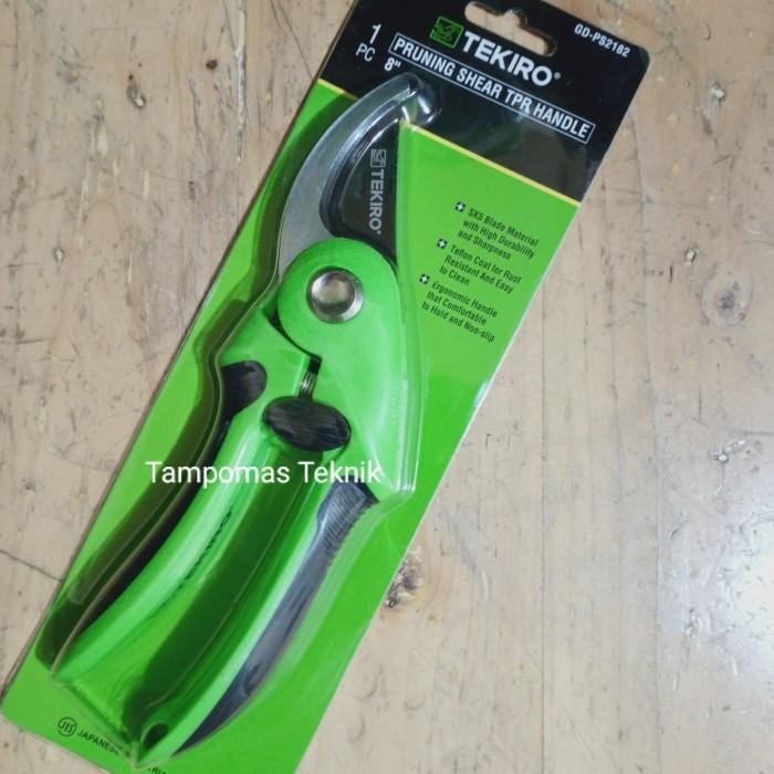 Gunting Dahan TEKIRO 8inch Bengkok Gunting Ranting Batang Buah