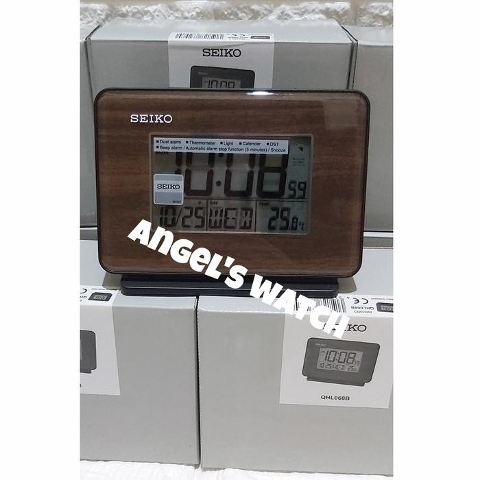 Terlaris Jam Meja Digital Seiko Qhl068 / Jam Meja/ Jam Digital