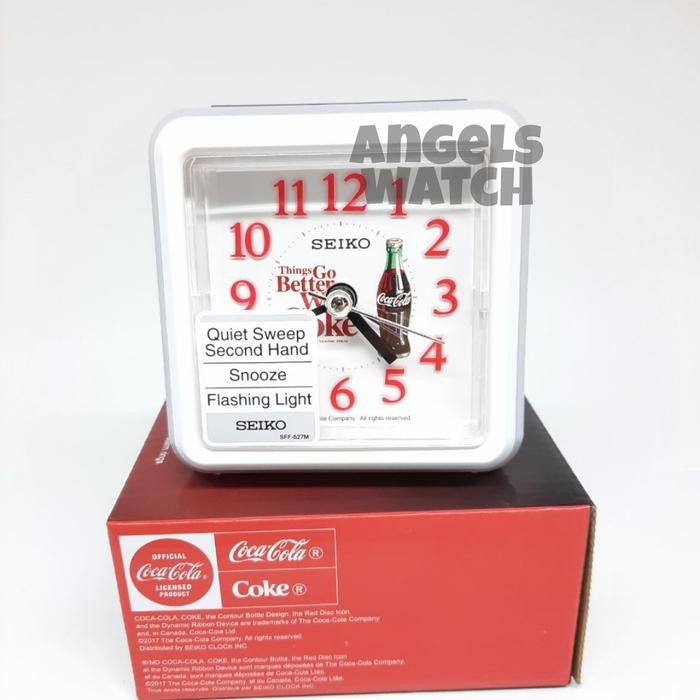 Terlaris Jam Weker Seiko Qhe906 Flashing Light Original