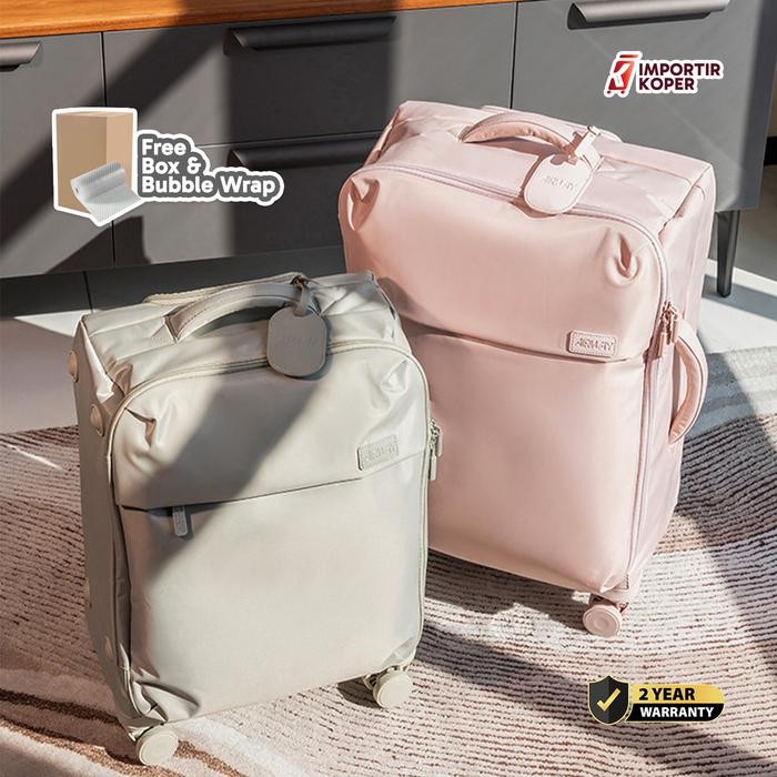 Importir Koper Airway One Pocket Series Kain Nylon Premium Kabin 20 Inch Suitcase Travel Business