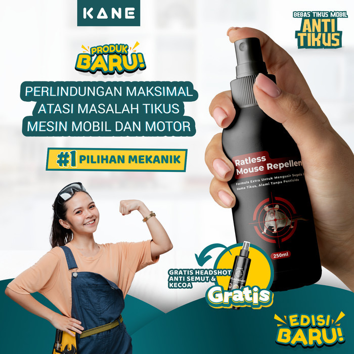 Semprotan Tikus Untuk Mobil 250ml Rat Repellent Anti Tikus Mesin Mobil