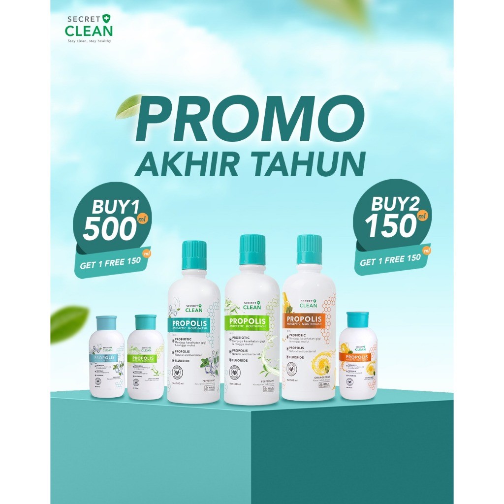 Secret Clean Propolis Antiseptic Mouthsh