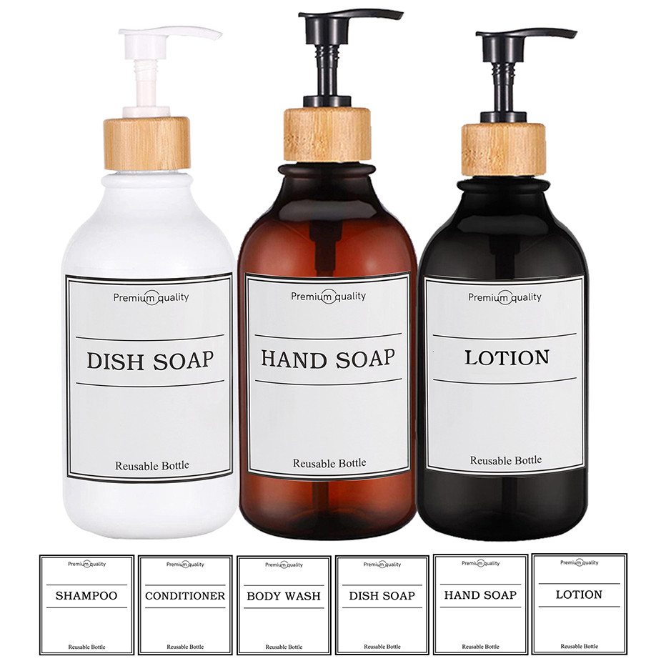Dispenser Sabun Cuci Piring Botol Pompa Isi Ulang untuk Wastafel Dapur Dispenser Sabun Tangan Lotion