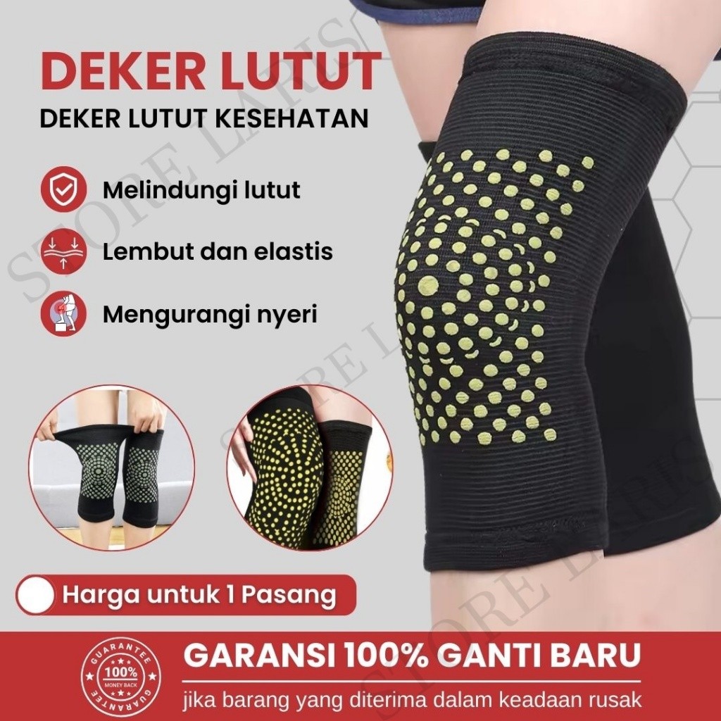 Deker Lutut Sarung Penghangat Support Ginger Dekker Lutut Magnetic Kaki Pemanas Terapi Kesehatan