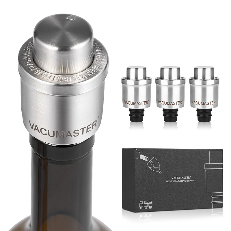 Sumbat Vakum untuk Botol Anggur Kedap Udara Gabus Anggur Aksesori Bar Sumbat Botol Anggur Menjaga Pe