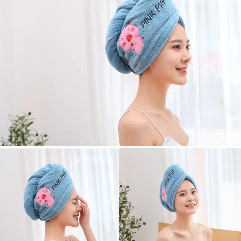 Handuk Microfiber Wanita Handuk Rambut Handuk Mandi untuk Dewasa Handuk Terry Rumah Kamar Mandi untu