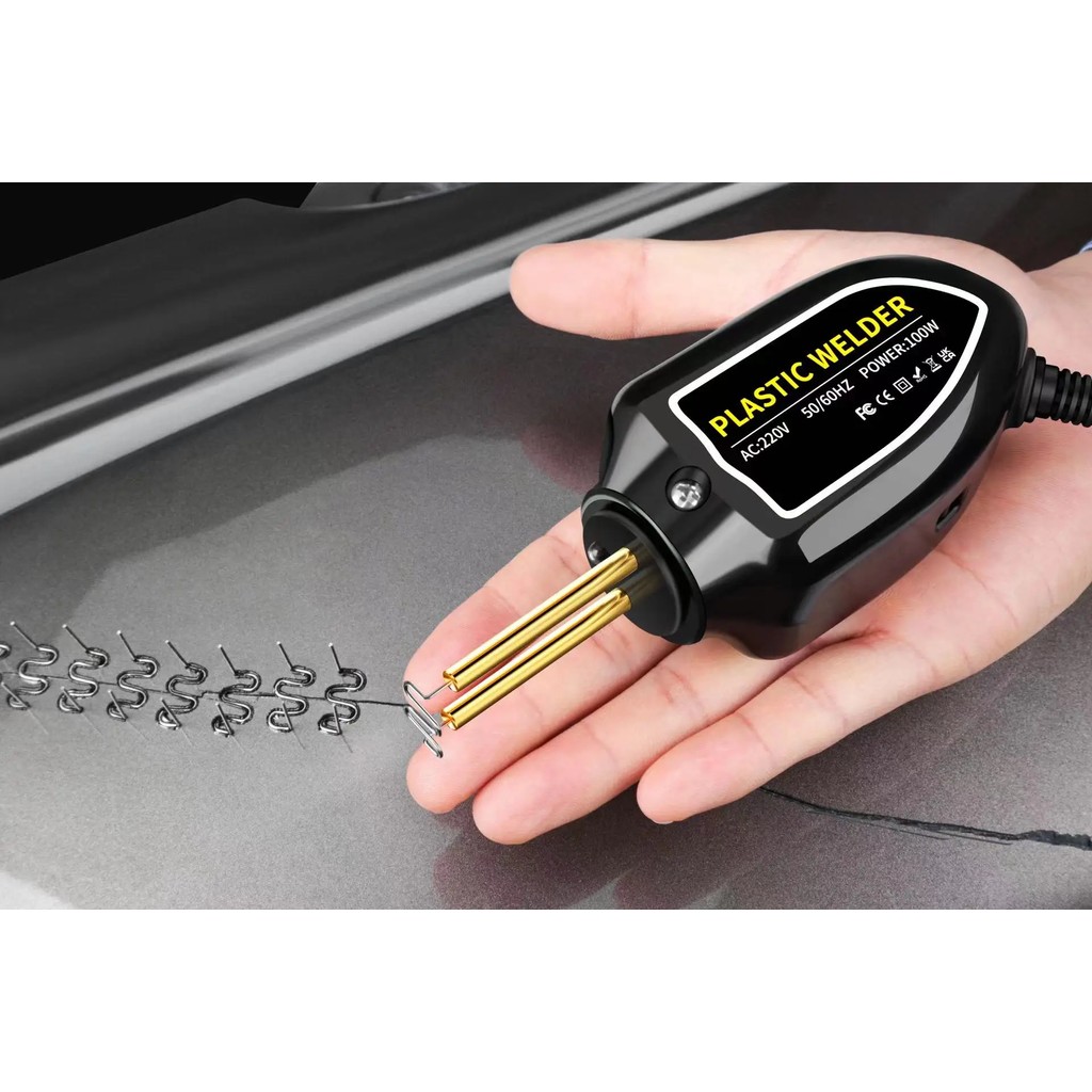 Tukang Las Plastik Profesional Mesin Stapler Panas Mesin Perbaikan Pokok Alat Las Stapler Perbaikan 