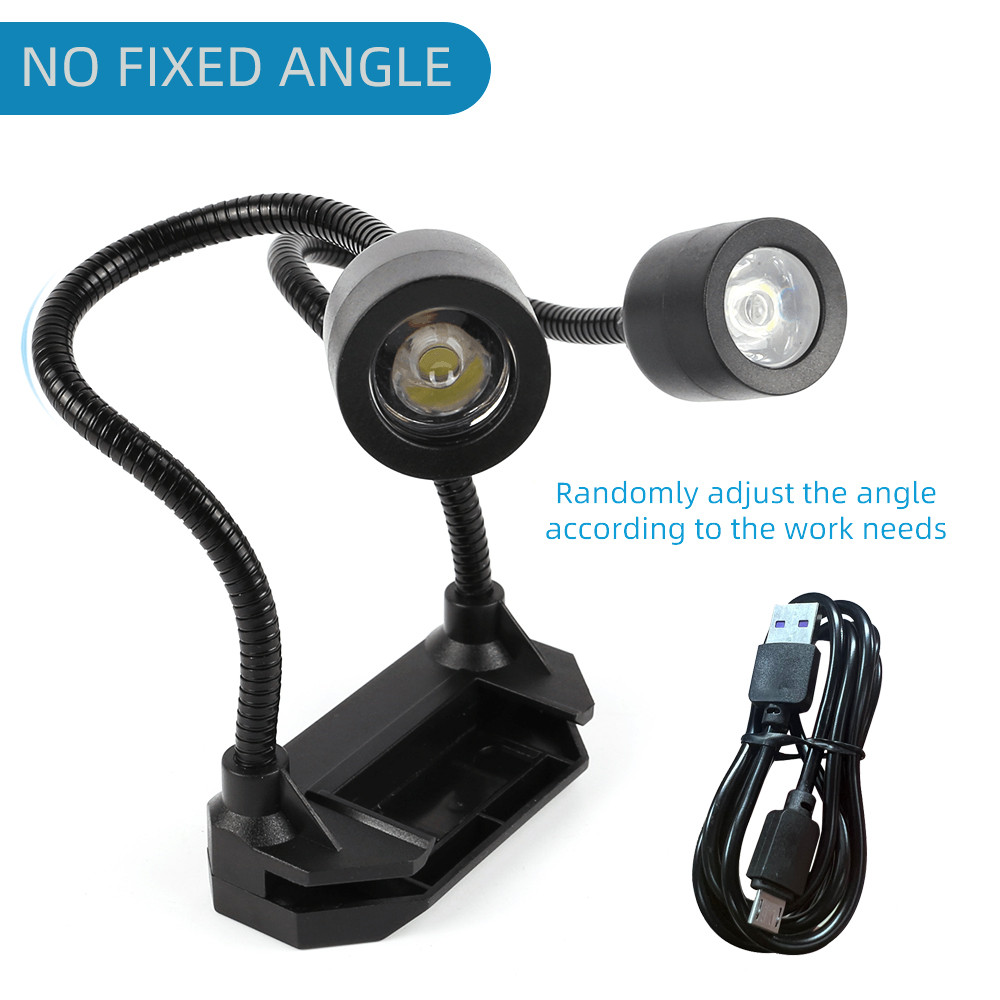 Lampu Iluminator Kepala Ganda LED Mikroskop untuk Lampu Mikroskop untuk Sumber Cahaya Kamera Mikrosk