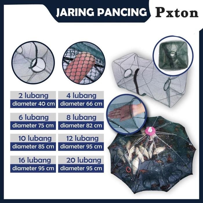 PREMIUM Payung Bubu/ Perangkap ikan / Bubu ikan / Jaring Ikan udang