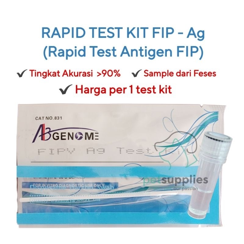 Test Kit Virus FIP Kucing Test FIP Akurasi Tinggi 1 Test kit