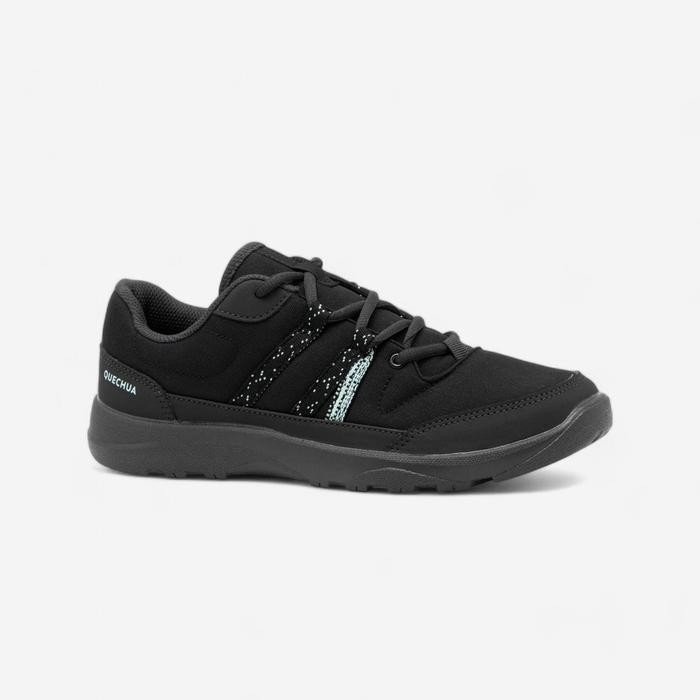 Decathlon Quechua Sepatu Hiking Wanita NH50 Low - Hitam - 8553549