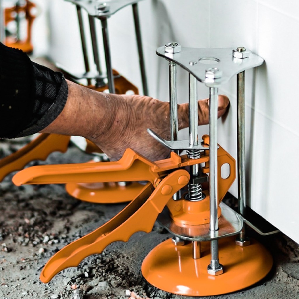 ALAT DONGKRAK ALAT PENGUKUR TINGGI DINDING BAHAN KERAMIK 3 PILAR MULTIFUNGSI