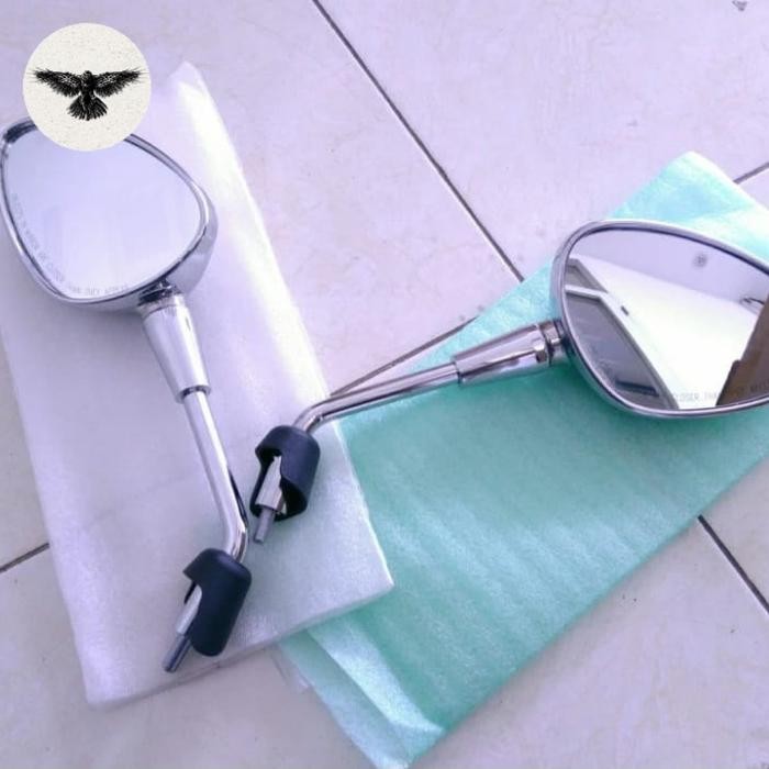 TERBARU Spion Standar Vespa 150 Sprint, Primavera Matic Krum Chrome