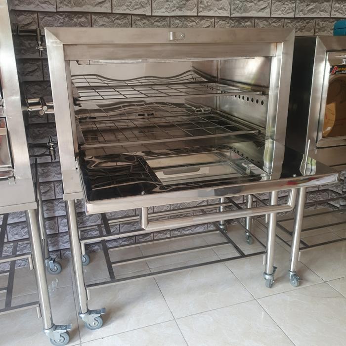 Oven Gas Full Stainless 90 X 55 X 58