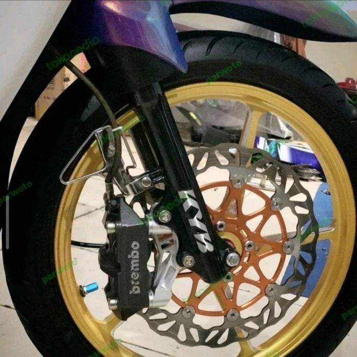 Breket Kaliper Radial Monoblock Pitch 100 Brembo Fizr Jupiter 125Z Cnc