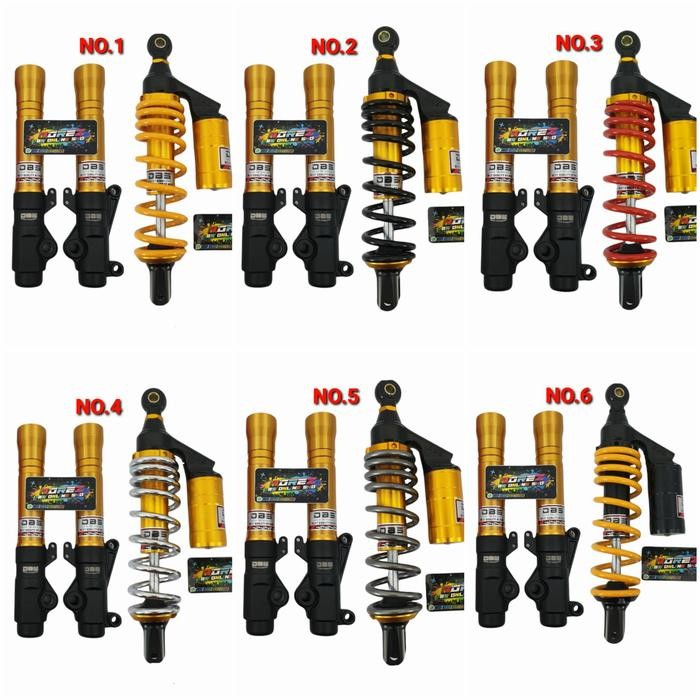 Paketan Shock Depan Dan Belakang Mio Vario Beat Scoopy Honda Yamaha