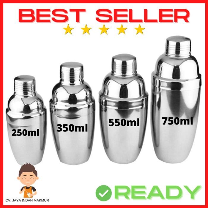 

Terlaris Shaker Cocktail Stainless 350Ml 500Ml 550Ml 700Ml 750Ml Taiwan Barista