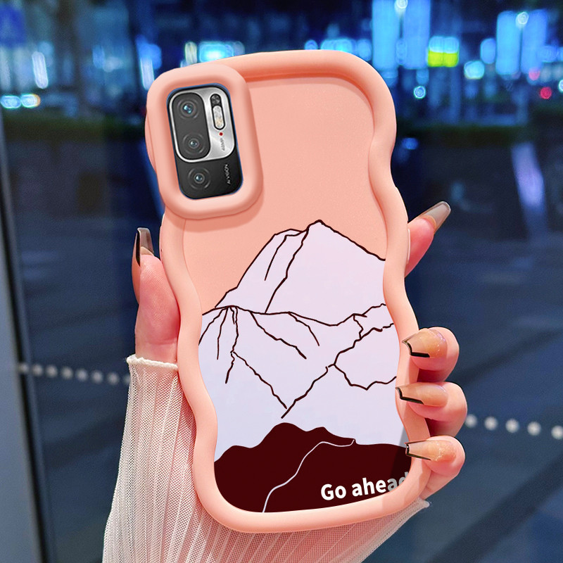 Casing Untuk Xiaomi Redmi Note 10 Note 10s Note 10 Pro Note 11 SE POCO M5s Case gunung Softcase Scru