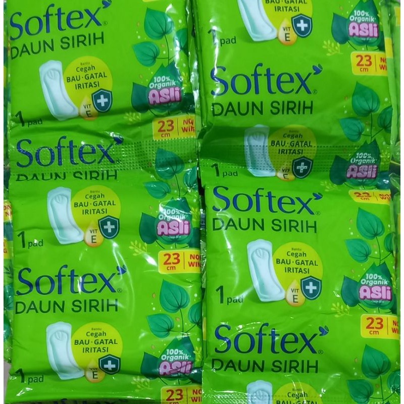 Softex daun sirih non wing renceng 50 pcs