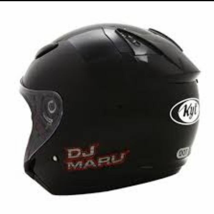 KYT DJMARU DJ Maru XXXL MATT BLACK DOFF HITAM DOP BIG SIZE HELM BESAR