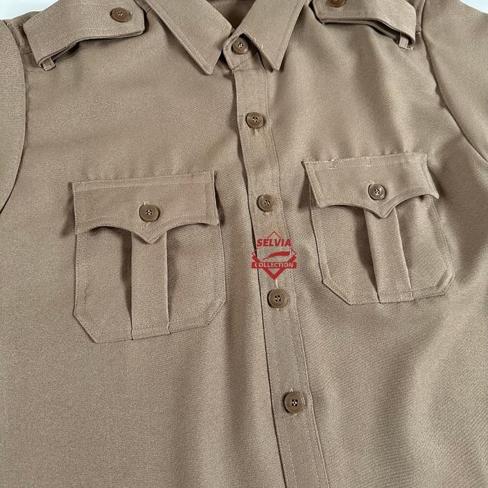 Baju Pramuka CATERINA Pendek Laki-Laki Guru/Pembina