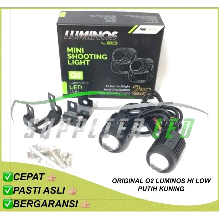 Lampu Sorot Laser Mini Shooting Q2 Q2s Luminos 2 Warna