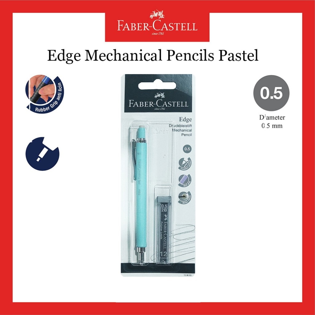 

Pensil Mekanik Faber Castell / Edge Mechanical Pencil 0.5 Pastel